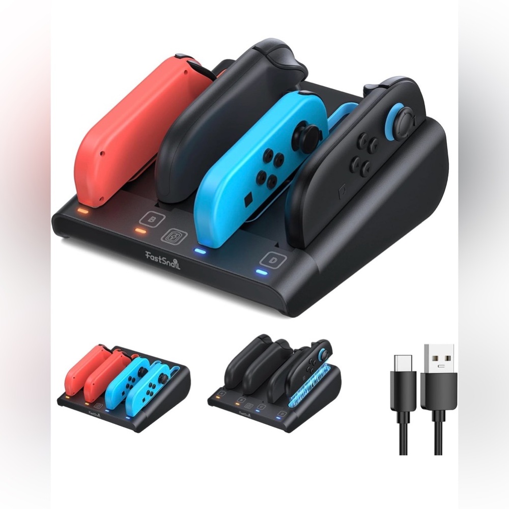 8 in 1 Charging Dock for Nintendo Switch & Switch 2 Brand New